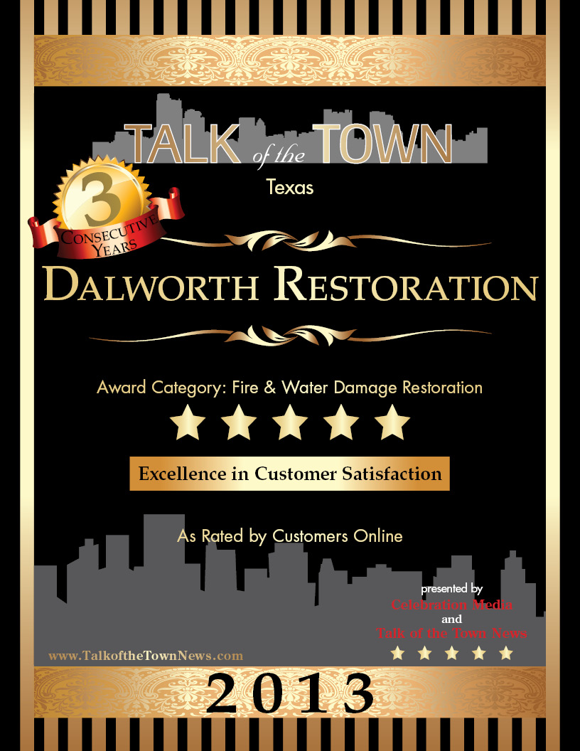 2013 Talk of the Town Award Winner in the Contractor Category