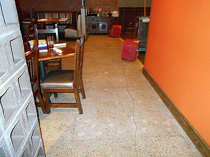 Water damage at a restaurant in Dallas, TX. Water damage at a restaurant in Dallas, TX.