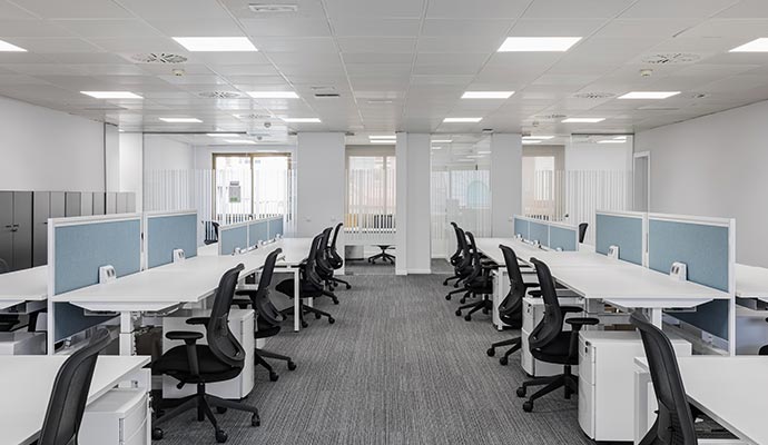 Modern clean office interior