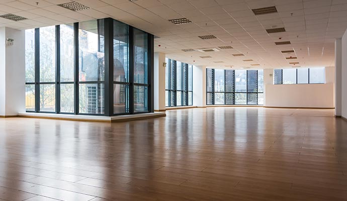 Clean commercial property