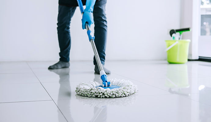 Extracting water from flooded carpet