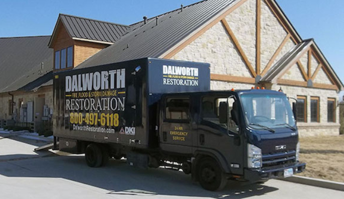 Dalworth truck in front of home