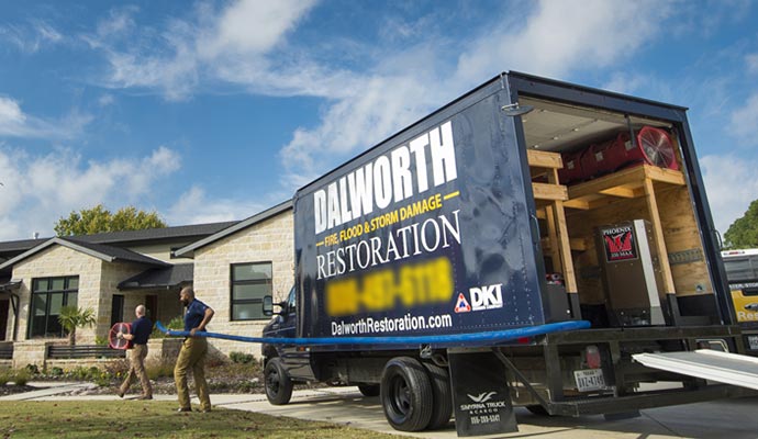Dalworth restoration service vehicle Dalworth restoration Service vehicle