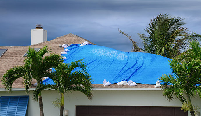 Emergency Roof Tarp Installation in DFW | Dalworth Restoration