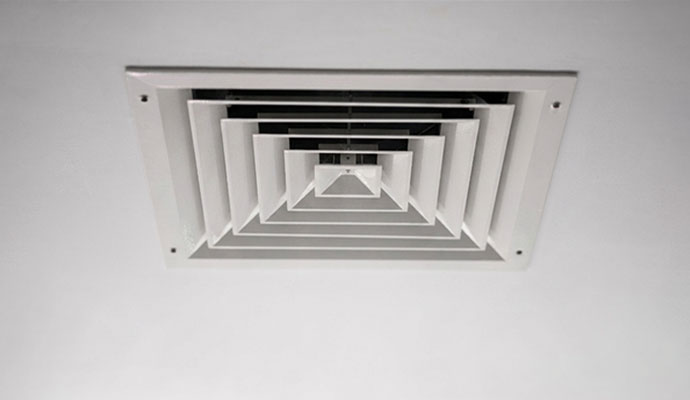 Ceiling air vent white