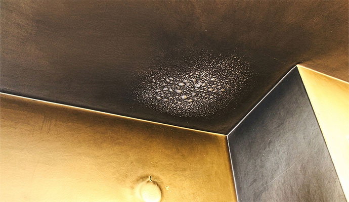 Fire smoke damage ceiling