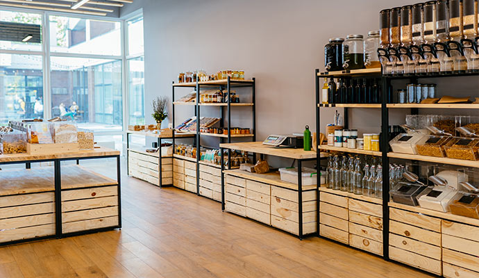 Indoor of a retail store