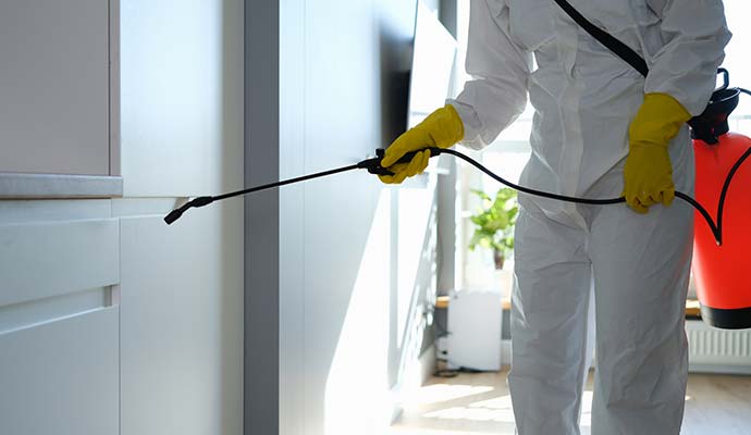 Professional disinfecting service