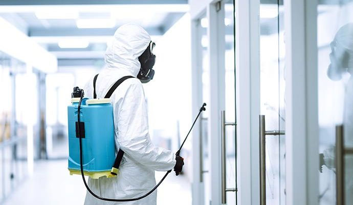 Commercial office disinfection backpack sprayer