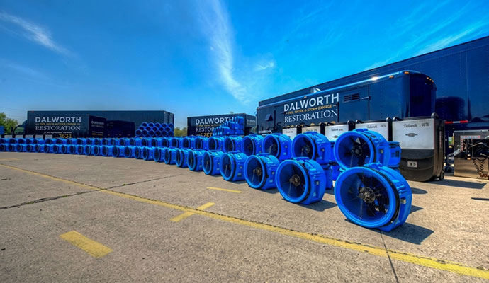Dalworth restoration fleet and equipment