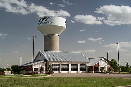 The newest water tower and fire department located off of East Broad Street in Mansfield, TX. The newest water tower and fire department located off of East Broad Street in Mansfield, TX.