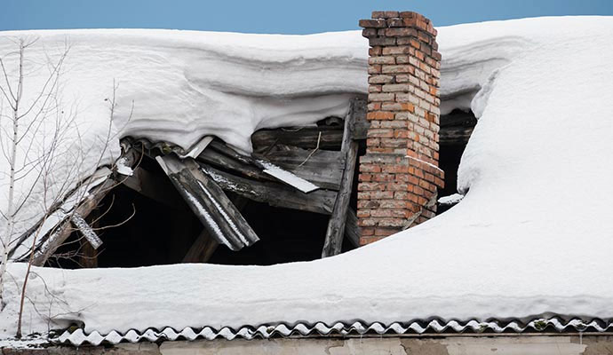 Roof collapse heavy snow load