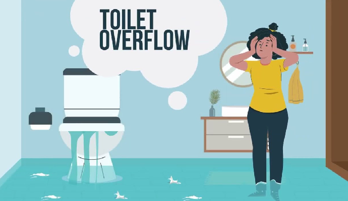 Toilet Overflow Cleanup