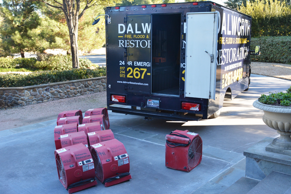 Unloading Drying Equipment from Truck