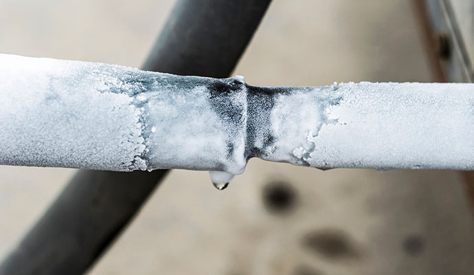 Frozen Pipe Repair by Dalworth Restoration