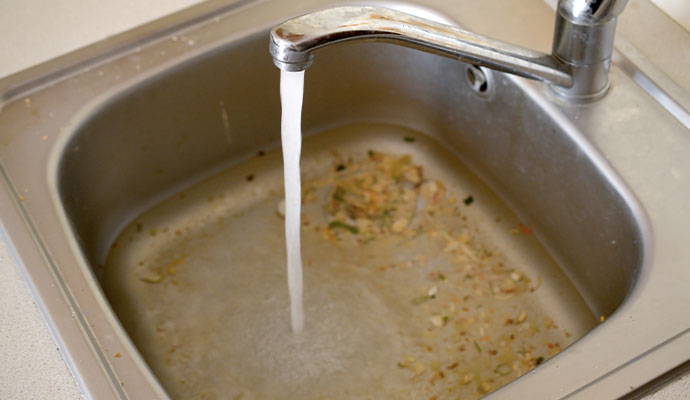 kitchen sink overflow pipe cover