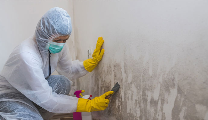 Professional black mold removal