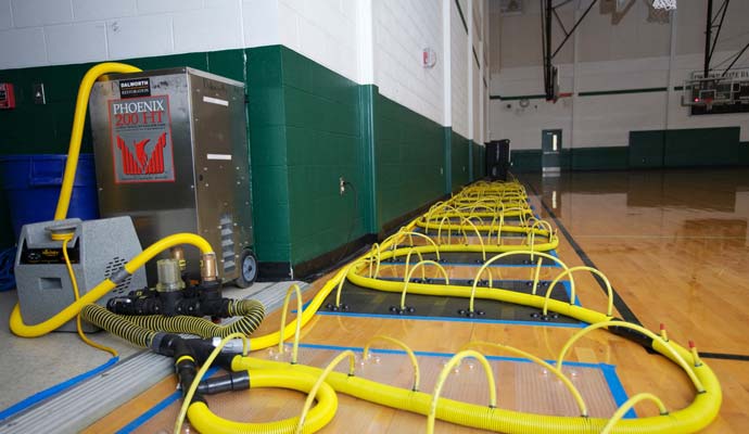 Water damage drying equipment