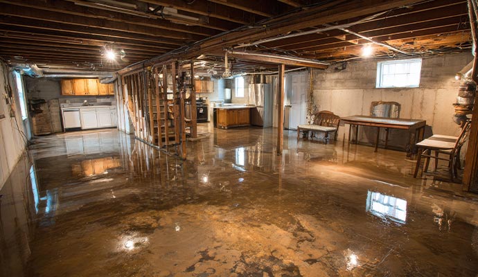 Flooded Basement Restoration in Dallas-Fort Worth