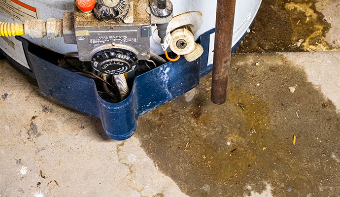 Water leaking from gas water heater