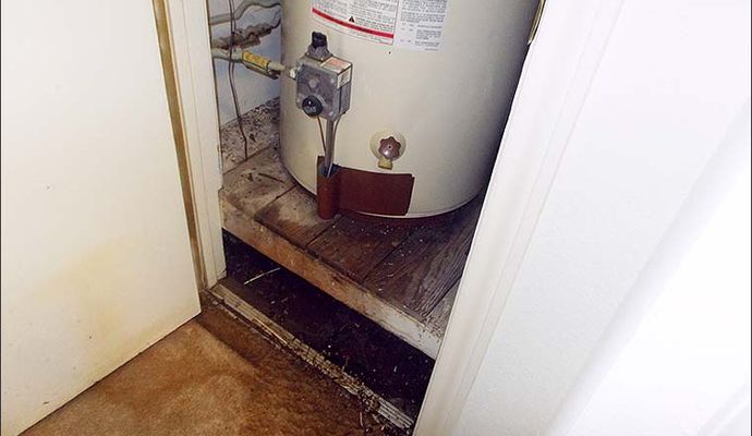 Water leaking from water heater