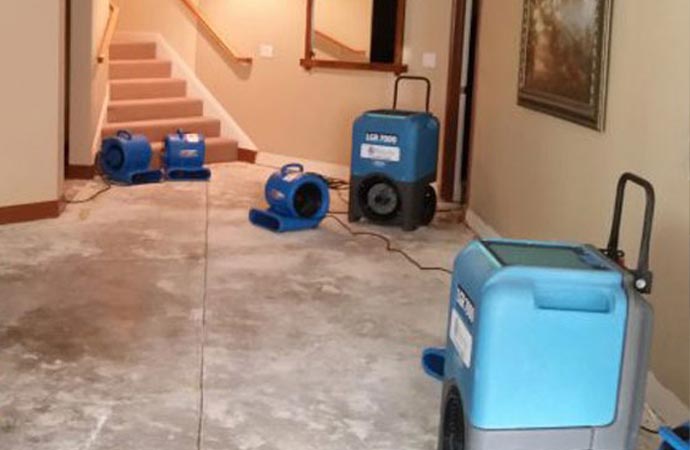 Water damage restoration service