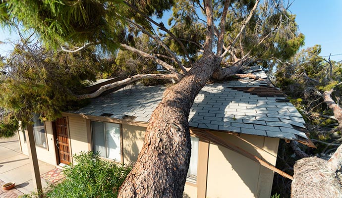 Water Damage Dallas - Before Storm Damage Photo